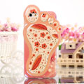 Miniatyrbillede 2 af 2: 3D fod (røde blomster) iPhone 6 cover Multicolor