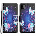 Pikkukuva 1 / 2: Wonderland Samsung Galaxy A22 5G Läppäkotelo - Perhonen Multicolor