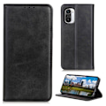 Miniatyrbillede 1 af 2: Wallet-style ægte Læder Flipcase til Xiaomi Mi 11i / K40 / Poco F3 - Sort Black