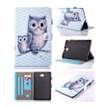 Miniatyrbild 1 av 2: Samsung Galaxy Tab A 10.1 (2016) kortfack fodral - Ugglor multifärg