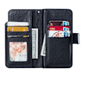 Miniatyrbillede 2 af 2: Crazy Horse Samsung Galaxy S10 læder flip etui - Sort Black