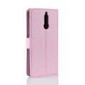 Pikkukuva 2 / 2: Huawei Mate 10 Lite litsipintainen nahkakotelo - Pinkki Pink