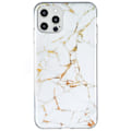 Miniatyrbild 1 av 2: Marmormotiv iPhone 12 Pro Max skal - Vit Vit