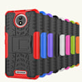 Miniatyrbillede 2 af 2: Motorola Moto Hybridcover med kickstand - Rød Red