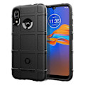 Miniatyrbillede 1 af 2: Rugged Shield Motorola Moto E6 Plus cover - Sort Black