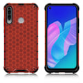 Miniatyrbillede 1 af 2: Bofink Honeycomb Huawei P40 Lite E Cover - Rød Red