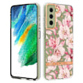 Pikkukuva 1 / 2: Erittäin ohut ja kestävä pehmeäkantinen Samsung Galaxy S21 FE - Vaaleanpunainen Gardenia Pink