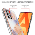 Miniatyrbillede 2 af 2: Marble design Samsung Galaxy A23 cover - Mælkevej Marmor Hvid Multicolor