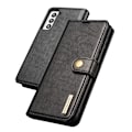 Pikkukuva 1 / 2: DG.MING Samsung Galaxy S21 Plus 2-in-1 lompakkokotelo - Musta Black