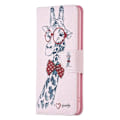 Pikkukuva 3 / 6: Wonderland Samsung Galaxy A04 Läppäkotelo - Giraffe Pink