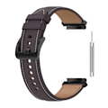 Miniatyrbild 3 av 5: Amazfit T-Rex 2 klockarmband i äkta läder med verktyg - Mörklila Lila
