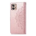 Miniatyrbild 2 av 2: Mandala Motorola Moto G32 Flip Fodral - Roséguld Rosa