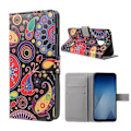 Pikkukuva 1 / 2: Samsung Galaxy A8 (2018) design suojakotelo - Abstraktit kuviot Multicolor