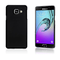 Miniatyrbillede 1 af 2: Gummiimprægneret hårdt cover til Samsung Galaxy A3 SM-A310F (2016) - Sort Black