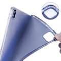 Pikkukuva 2 / 2: iPad Pro 12,9 tuuman (2020) / (2018) kolminkertainen nahkakotelo - Sininen Blue