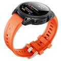 Pikkukuva 1 / 2: Silikoninen kellohihna Garmin Fenix 7S - Oranssi Orange