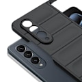 Miniatyrbild 5 av 6: Mjukt greppformat Samsung Galaxy Z Fold4 skal - Svart Svart