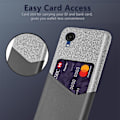 Pikkukuva 4 / 4: Bofink Samsung Galaxy A23e Card Suojakuori - Harmaa Silver grey