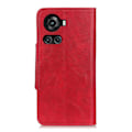 Pikkukuva 2 / 2: Alpha OnePlus 10R / OnePlus Ace nahkainen läppäkotelo - Punainen Red