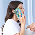 Miniatyrbillede 2 af 2: Marble Mønstret Cover med Ring Holder til Samsung Galaxy Note 20 5G - Grøn Green