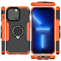 Miniatyrbild 2 av 2: Kickstand-skydd med magnetisk platta för iPhone 13 Pro Max - Orange Orange