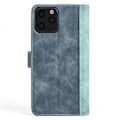 Miniatyrbild 2 av 2: Tvåfärgat iPhone 11 Pro Max fodral i läder - Blå Blå