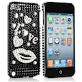 Miniatyrbillede 1 af 2: BlingCase (sølvfarvede læber) iPod Touch 5 Bling etui Multicolor