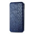 Miniatyrbillede 3 af 6: Læder Etui med A Stilfuldt Rhombus Tryk til Nokia G21 / G11 - Blå Blue