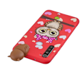 Pikkukuva 2 / 2: Cute 3D Samsung Galaxy A21 kuoret - Tyttö Pöllö Multicolor