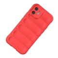 Pikkukuva 4 / 6: Pehmeä kahva muotoiltu kuori iPhone 12 - Punainen Red