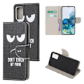 Miniatyrbillede 1 af 2: Wonderland Samsung Galaxy S20 etui – Do Not Touch Black