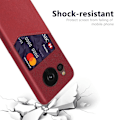 Miniatyrbillede 3 af 4: Bofink Sharp Aquos Sense 7 Plus Kort Cover - Rød Red