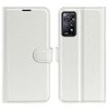 Miniatyrbillede 1 af 2: Klassisk Xiaomi Redmi Note 11S 5G / Xiaomi Redmi Note 11 Pro flip etui - Hvid White