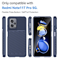 Miniatyrbillede 2 af 2: Thunder Xiaomi Poco X4 Gt / Note 11t Pro / 11t Pro Plus Etui - Blå Blue