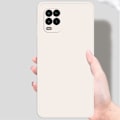 Miniatyrbild 5 av 6: Avfasat gummerat skydd mot dropp för Xiaomi Mi 10 Lite 5G - Grön Grön