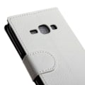 Miniatyrbillede 2 af 2: Mankell læderetui til Samsung Galaxy J1 (2016) - Hvid White