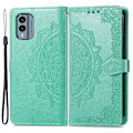 Pikkukuva 1 / 6: Mandala Nokia X30 Läppäkotelo - Vihreä Green