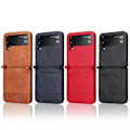 Miniatyrbillede 2 af 2: Bofink Vintage Samsung Galaxy Z Flip3 5G Læder Etui - Rød Red