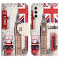 Miniatyrbillede 1 af 2: Wonderland Samsung Galaxy A54 Flip Etui - London Big Ben Multicolor