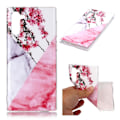 Pikkukuva 1 / 2: Marble Samsung Galaxy Note 10 kuoret - Kukkainen marmori Multicolor