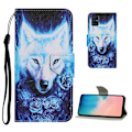 Miniatyrbillede 1 af 2: Wonderland Samsung Galaxy A71 Flip Etui - Ulv Blue