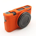 Pikkukuva 1 / 2: Sony DSC-RX100 Mark III, IV, M3 ja M4 muodikas kamerakotelo - Oranssi Orange