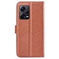 Pikkukuva 2 / 2: Classic Xiaomi Redmi Note 12 Pro Plus Läppäkotelo - Ruskea Brown