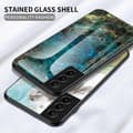 Pikkukuva 2 / 2: Fantasy Marble Samsung Galaxy S22 Plus Suojakuori - Emerald Marble Multicolor