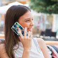 Pikkukuva 2 / 2: Marble Patterned Suojakuori With Ring Holder For Samsung Galaxy A14 - Sininen / Vihreä Blue