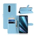 Miniatyrbild 1 av 2: Sony Xperia XZ4 vintage läderfodral - Blå Blå