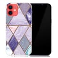 Miniatyrbillede 1 af 2: Marble design iPhone 13 Mini cover - Trekanter Og Diamantmarmor Multicolor