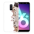 Miniatyrbild 1 av 2: Samsung Galaxy A6 Plus (2018) mobilskal silikon tryckmönster - Kattmönster multifärg