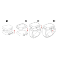 Miniatyrbillede 2 af 2: Apple Watch 42mm armor camo silikone Urrem - Leopard Multicolor