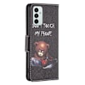Pikkukuva 2 / 2: Wonderland Samsung Galaxy M23 flip kuoret - Karhu Black